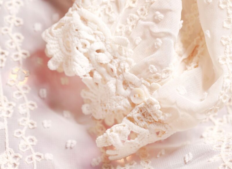 prikaz čipka materijala za venčanicu